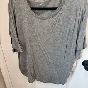 NWT GAP Heather Gray Short Sleeve Crewneck Tee